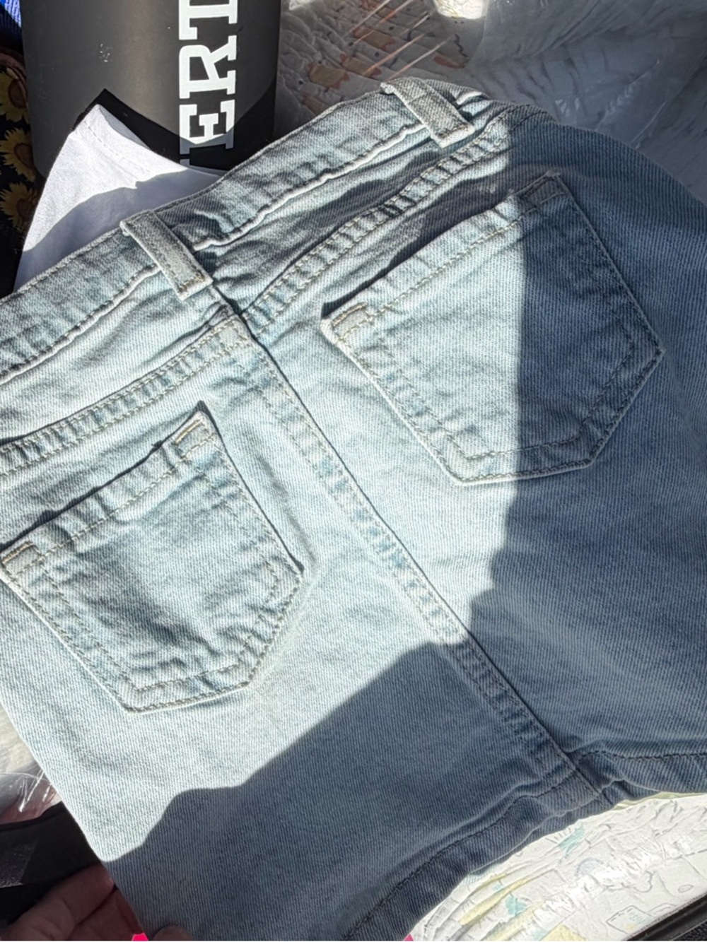 Cat & Jack Light Blue Denim Toddler Jean skirt 3T new without tags